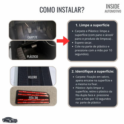 Descanso de Pé - Ford Fusion 2013 a 2018