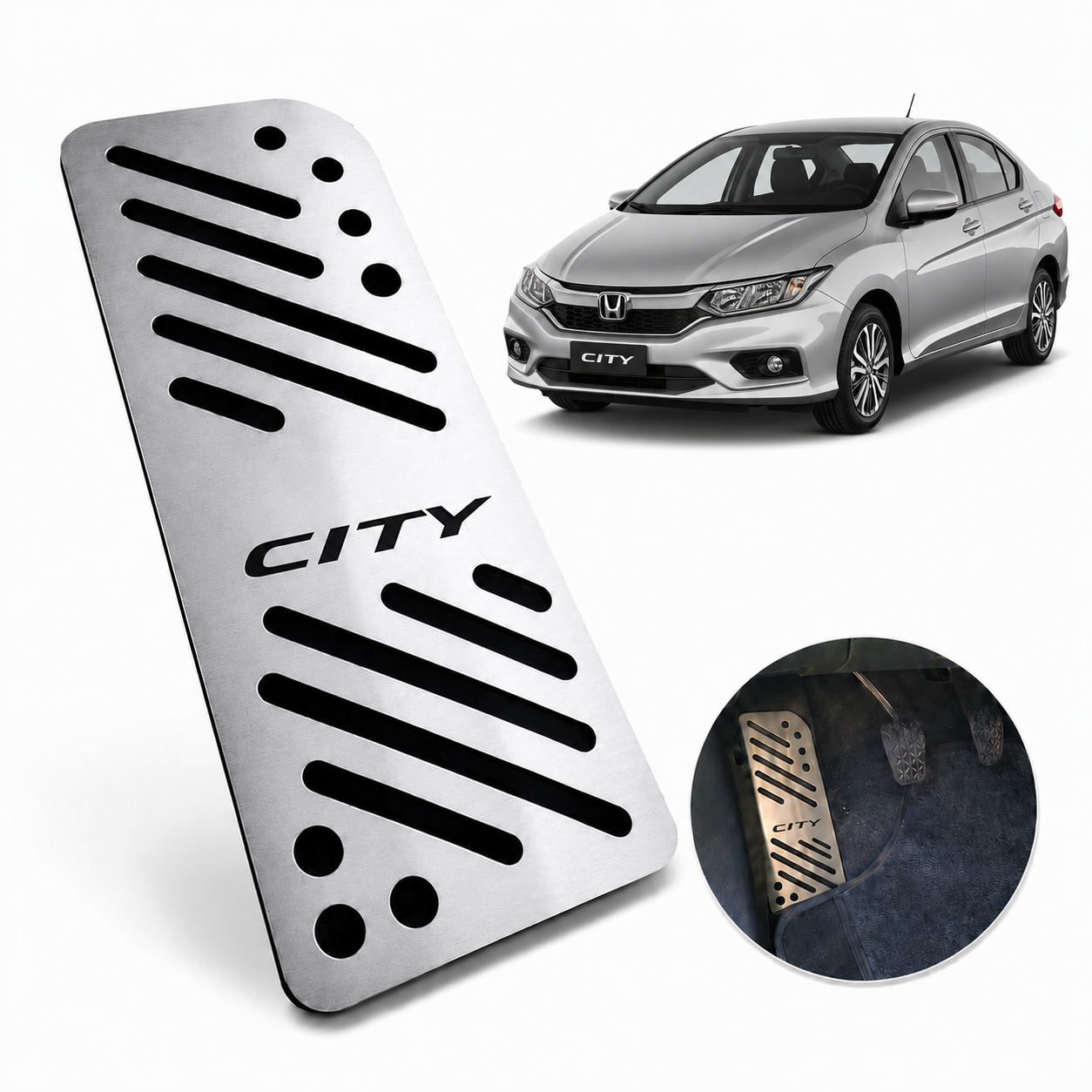 Descanso de Pé - Honda City 2015 á 2024