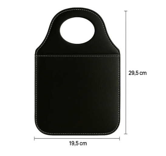 Lixeira Automotiva em Couro