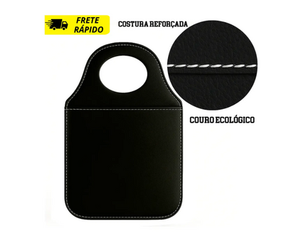 Lixeira Automotiva em Couro